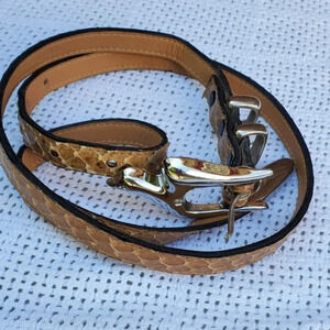 Vintage | Accessories | Vintage Snakeskin Belt M | Poshmark display picture 1